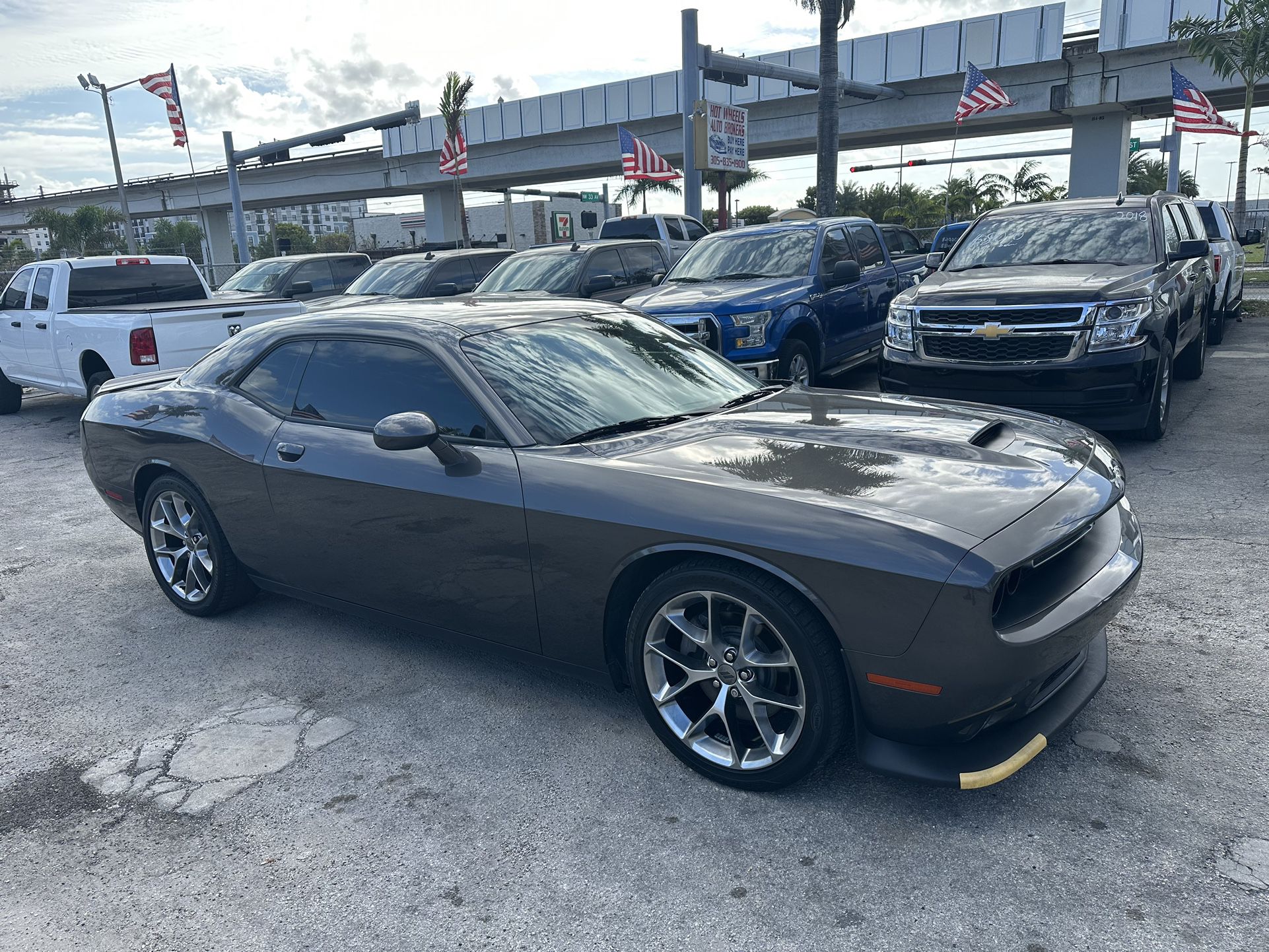 used 2020 dodge challenger - front view 2