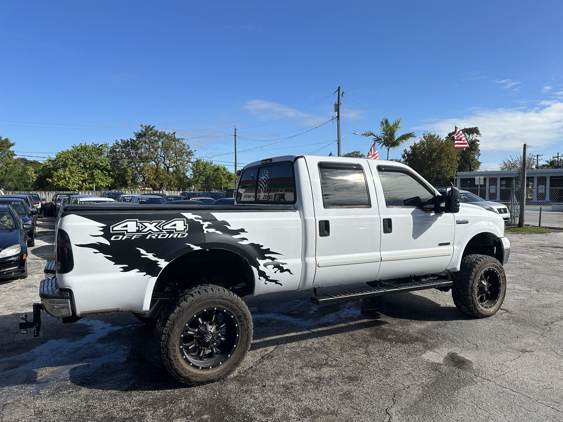 used 2006 ford F -350. Super Duty - back view