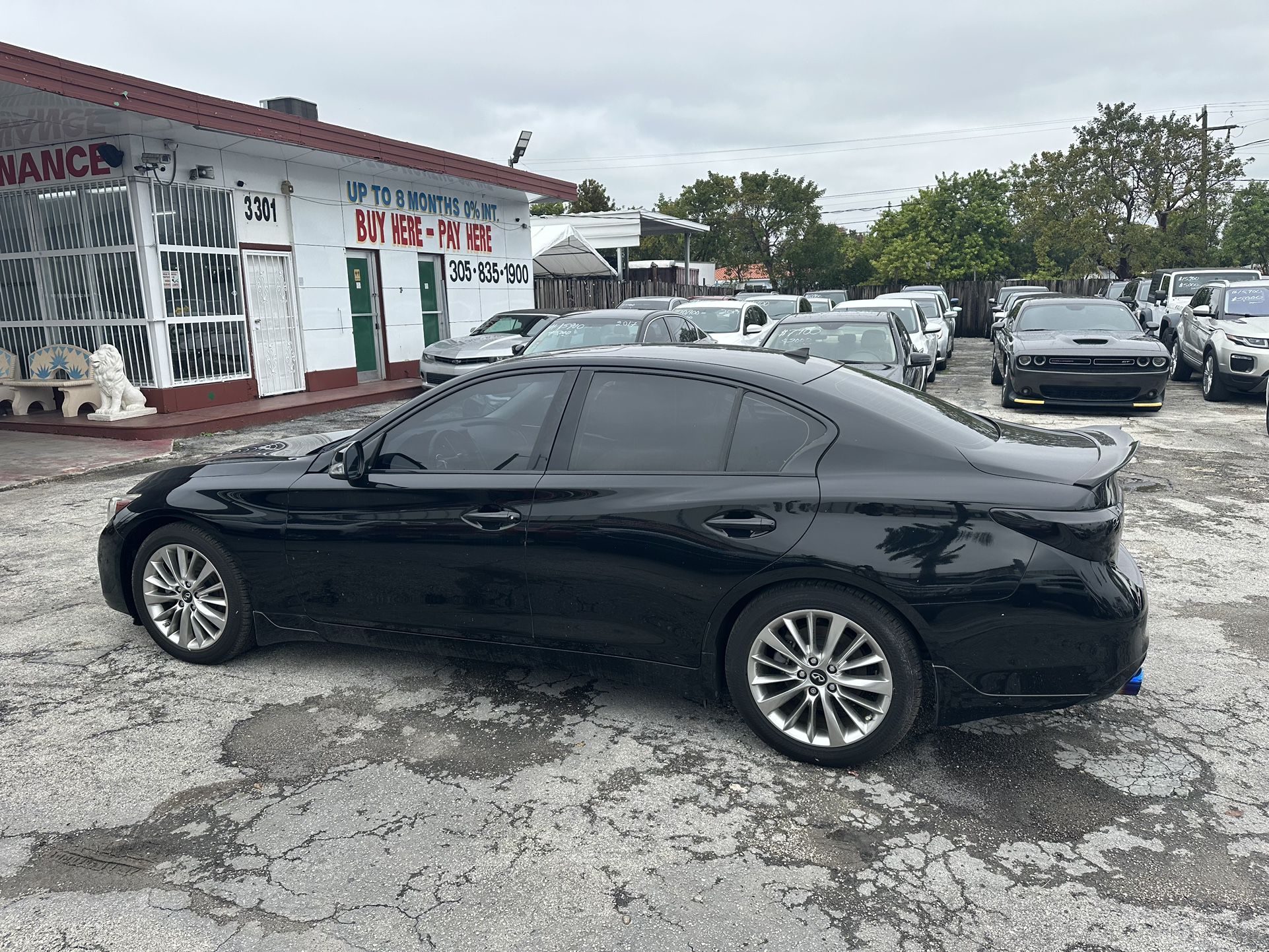 used INFINITI Q50 2019 - front view 2