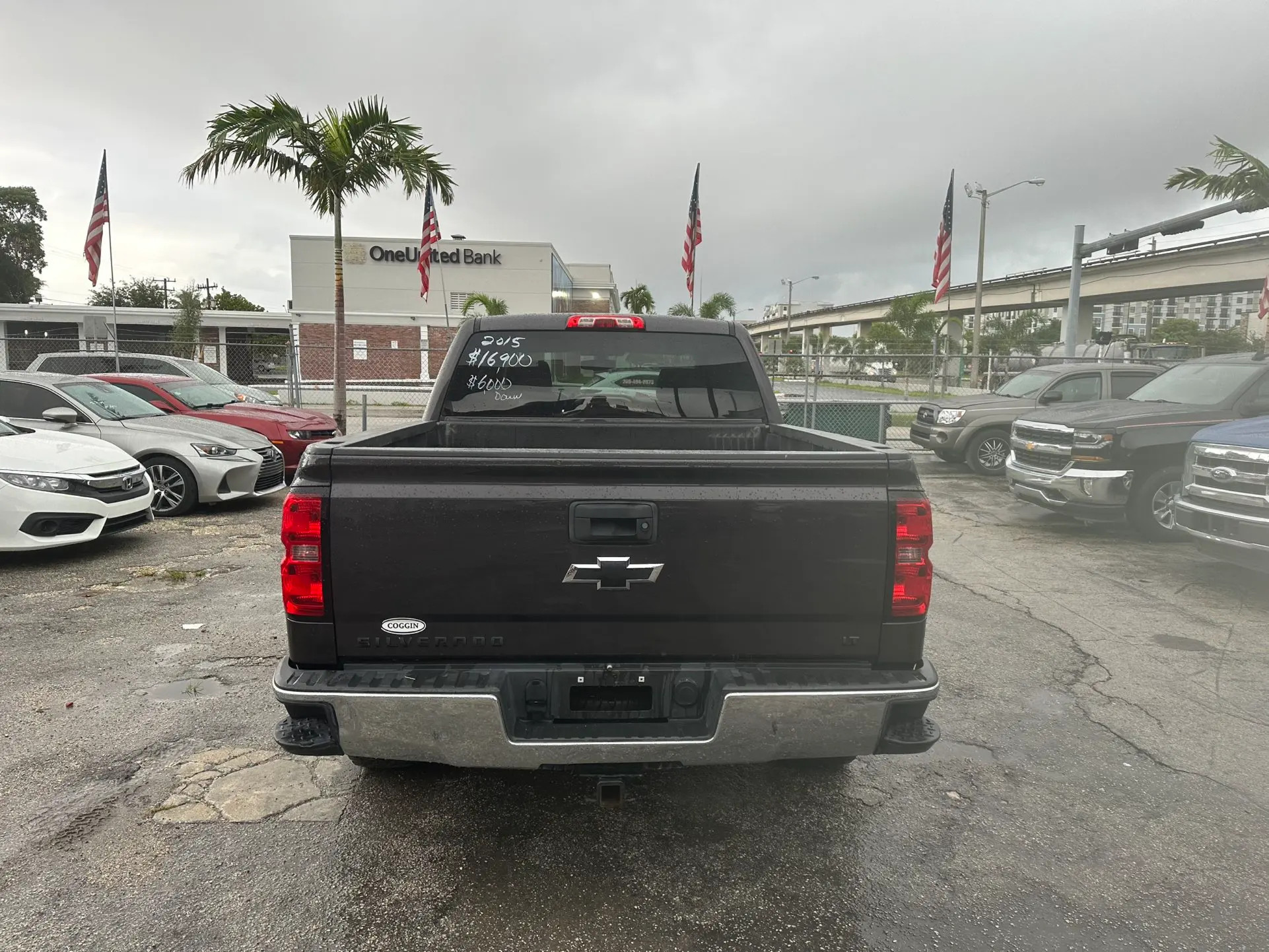 used 2015 Chevrolet Silverado - back view