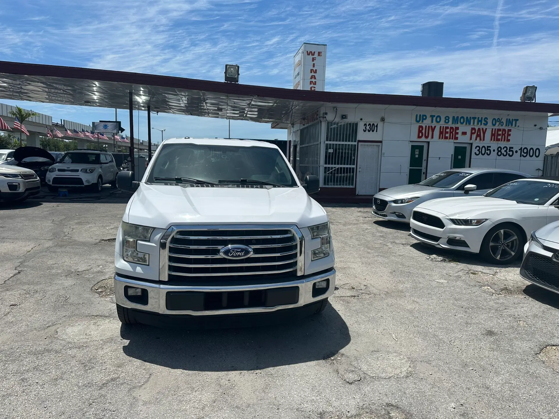 used 2015 Ford F-150 - front view 2