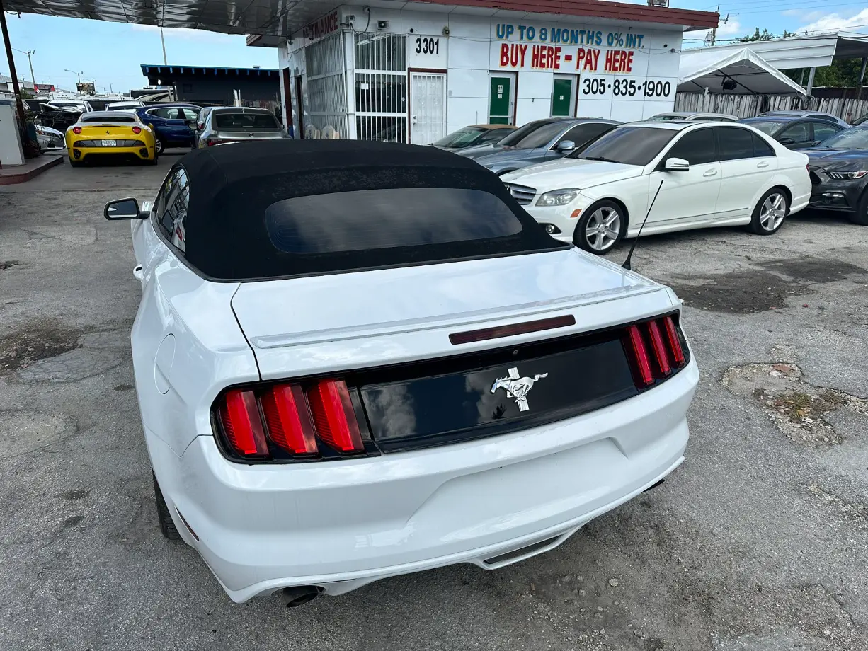 used 2016 Ford Mustang - back view