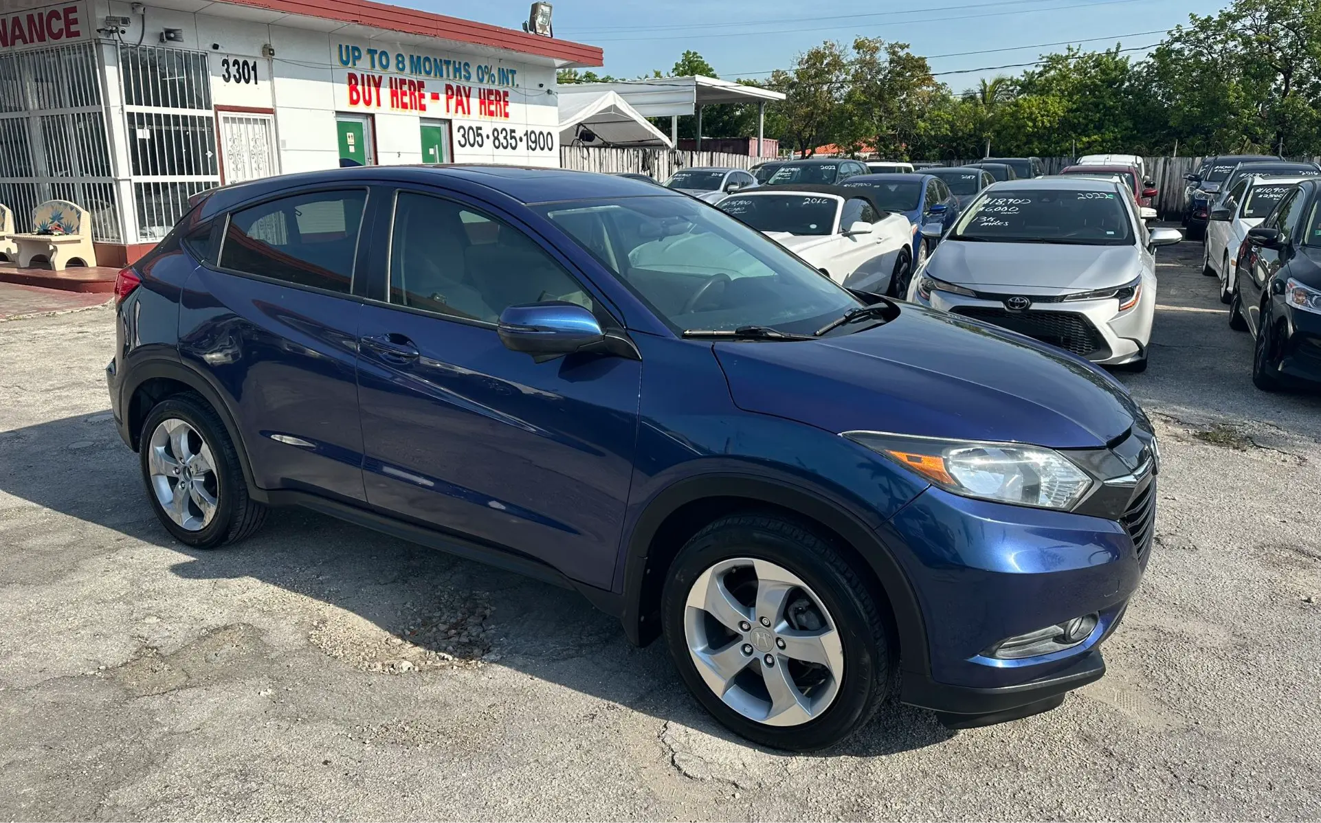 2016 Honda Hr-v for sale in Miami, FL