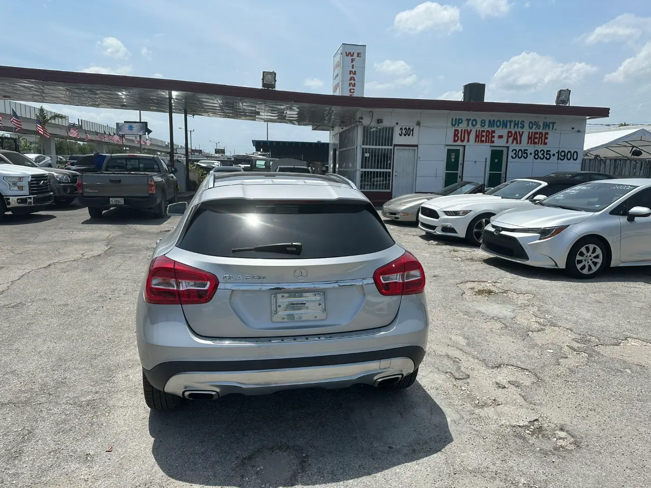 used 2016 Mercedes-Benz GLA-Class - back view