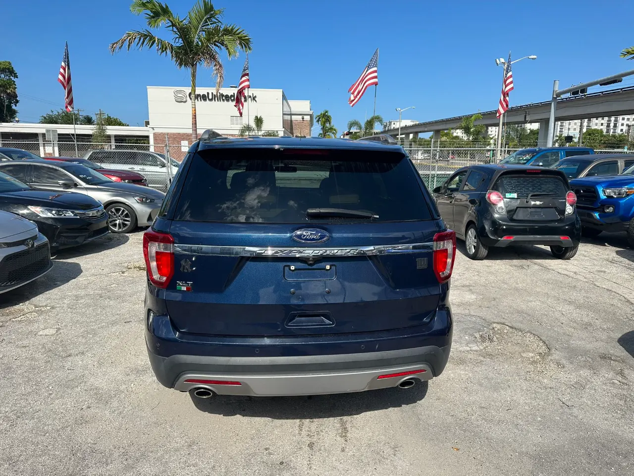 used 2017 Ford Explorer - back view