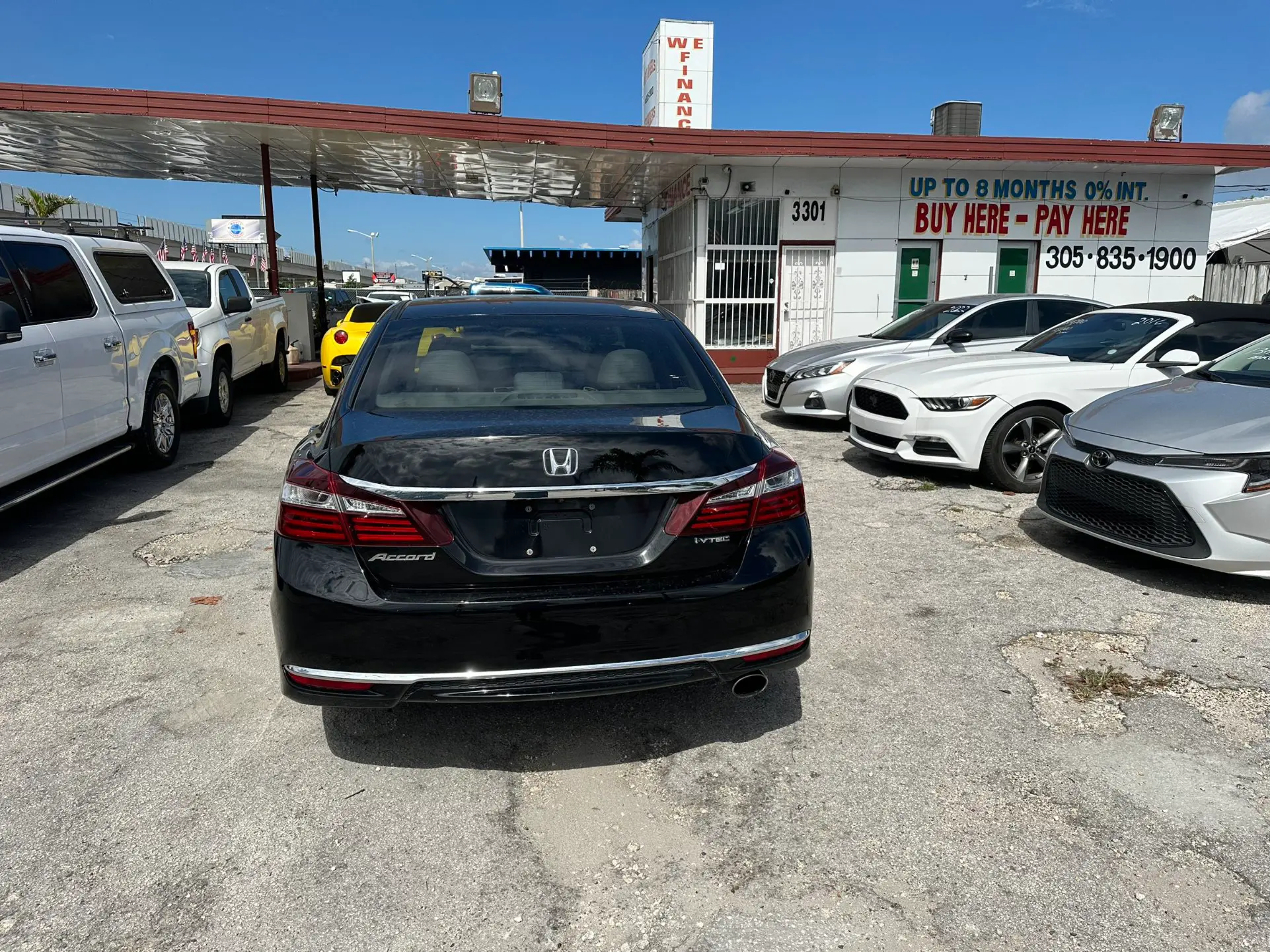 used 2017 Honda Accord - back view