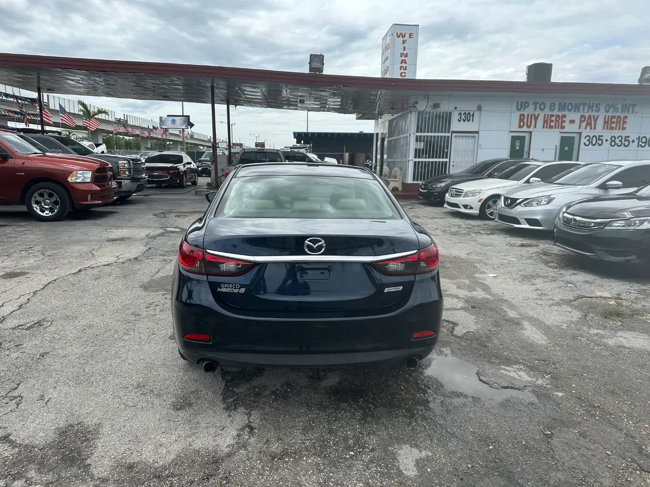 used 2017 Mazda 6 - back view