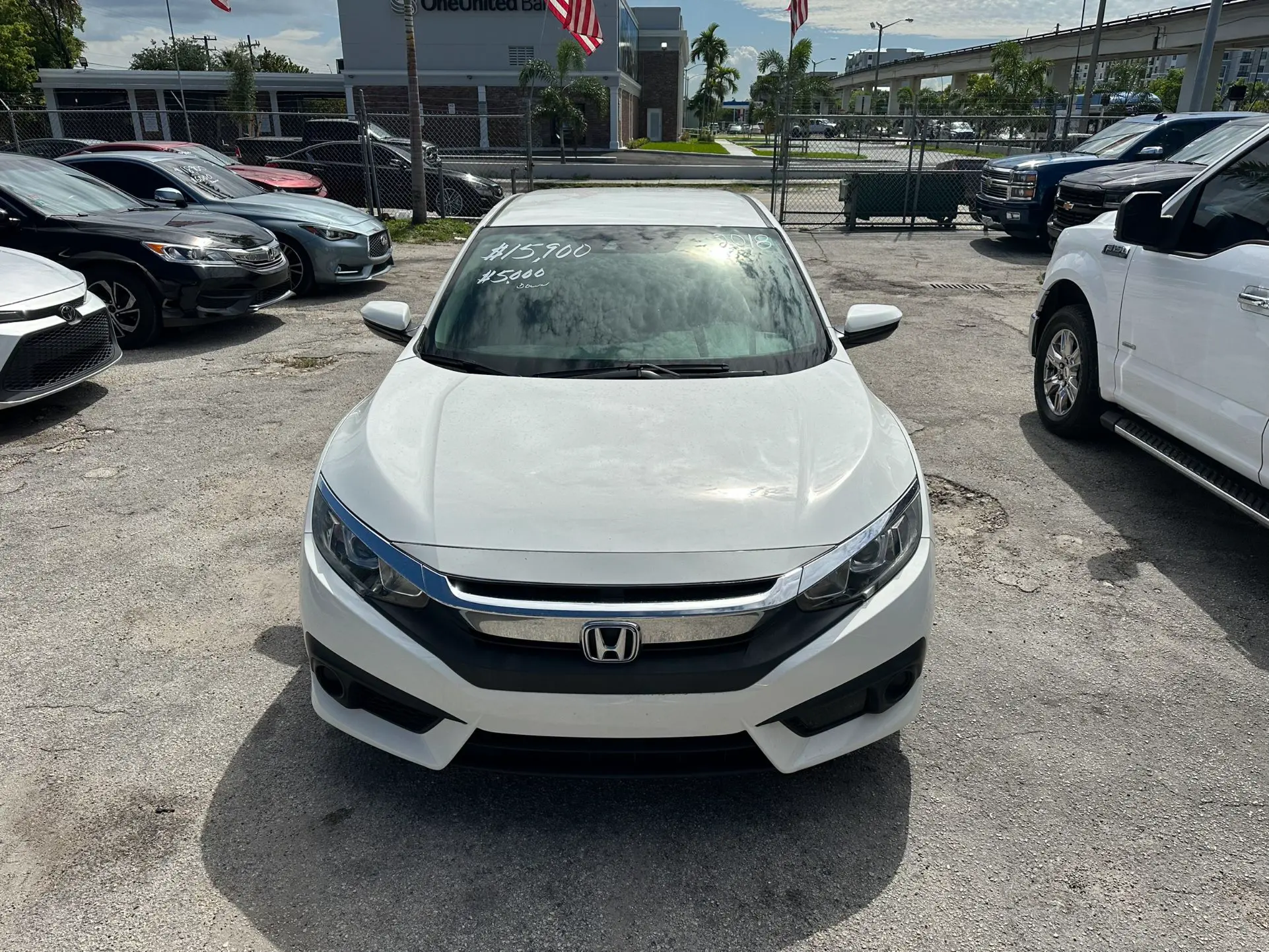 used 2018 Honda Civic - front view 2