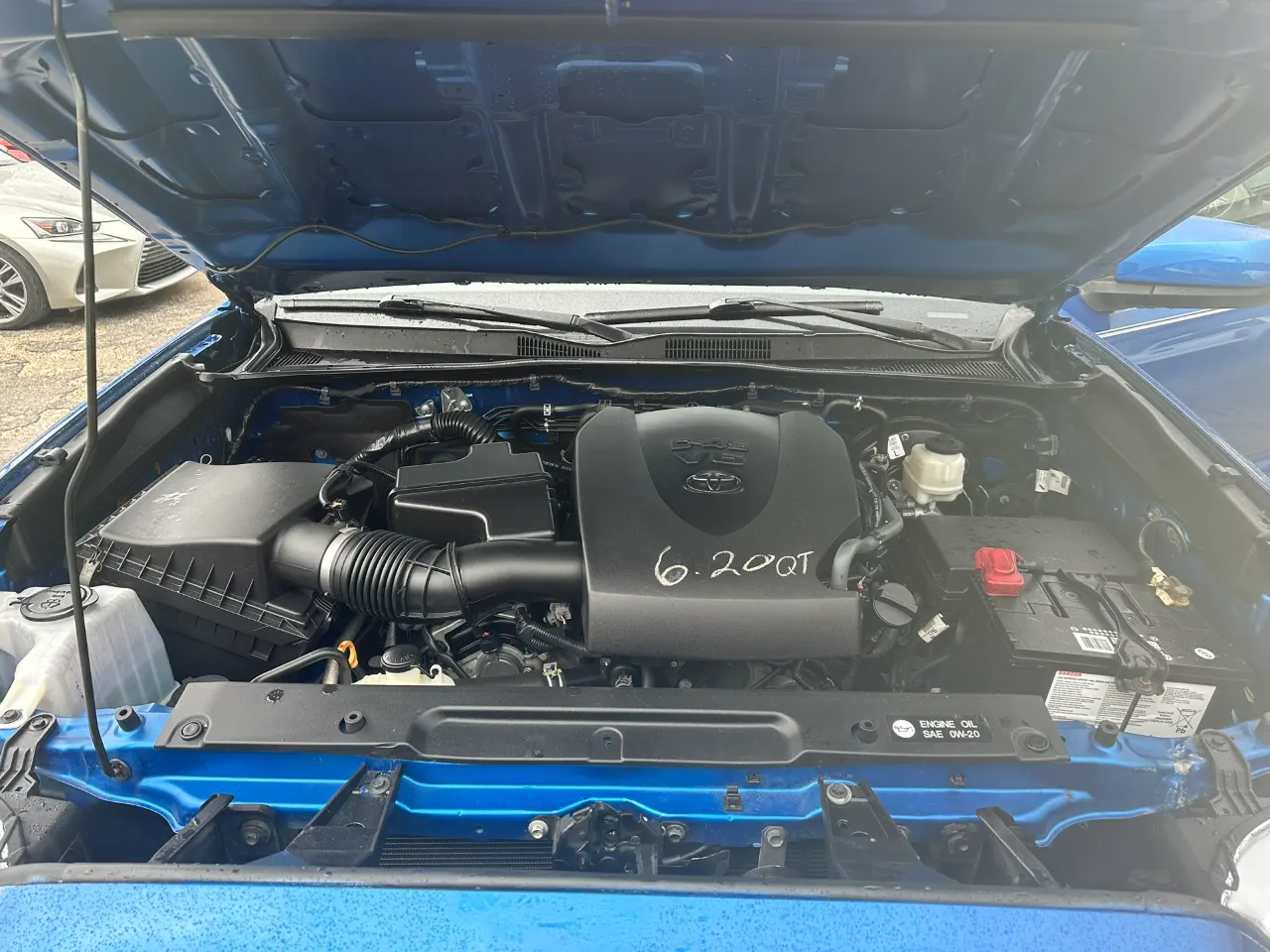 used 2018 Toyota Tacoma - engine view