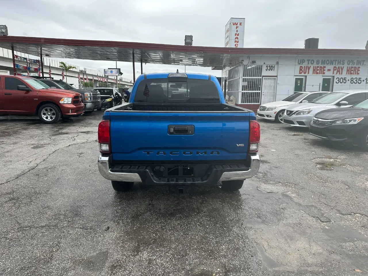 used 2018 Toyota Tacoma - back view