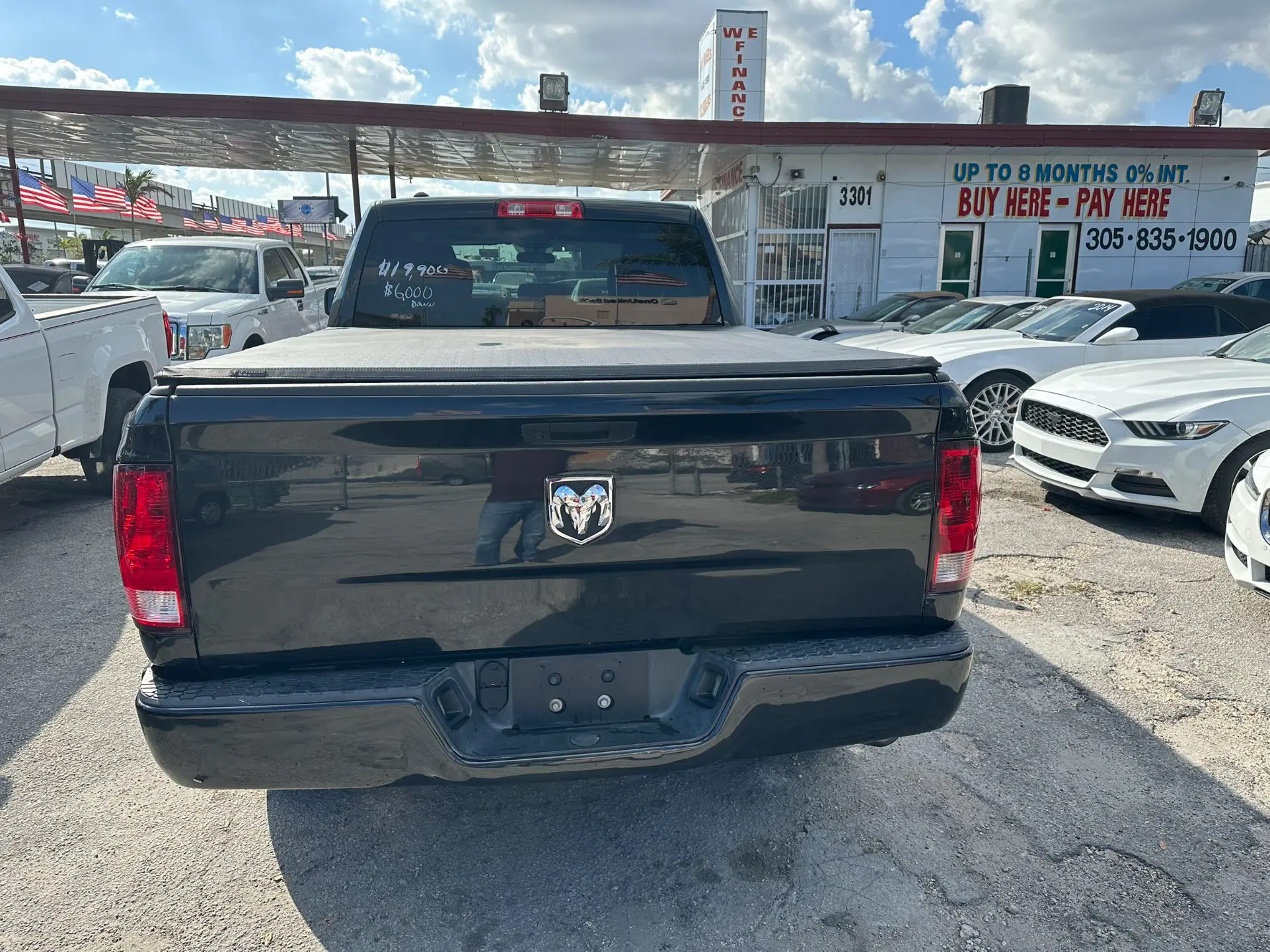 used 2019 Dodge Ram - back view