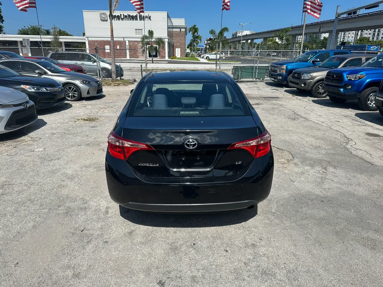 used 2019 Toyota Corolla - back view