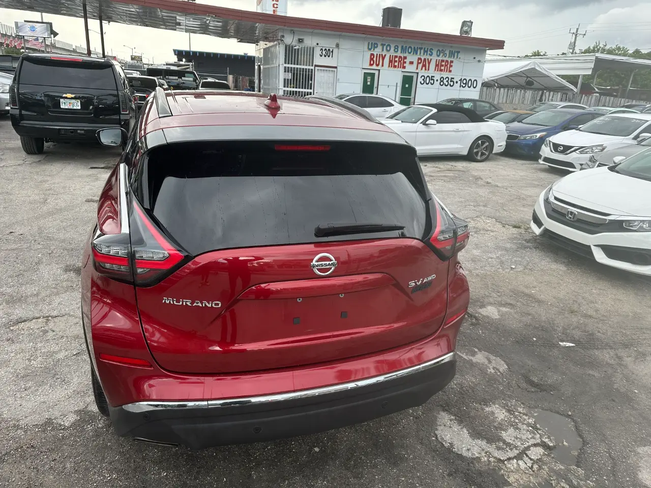 used kia forte - back view