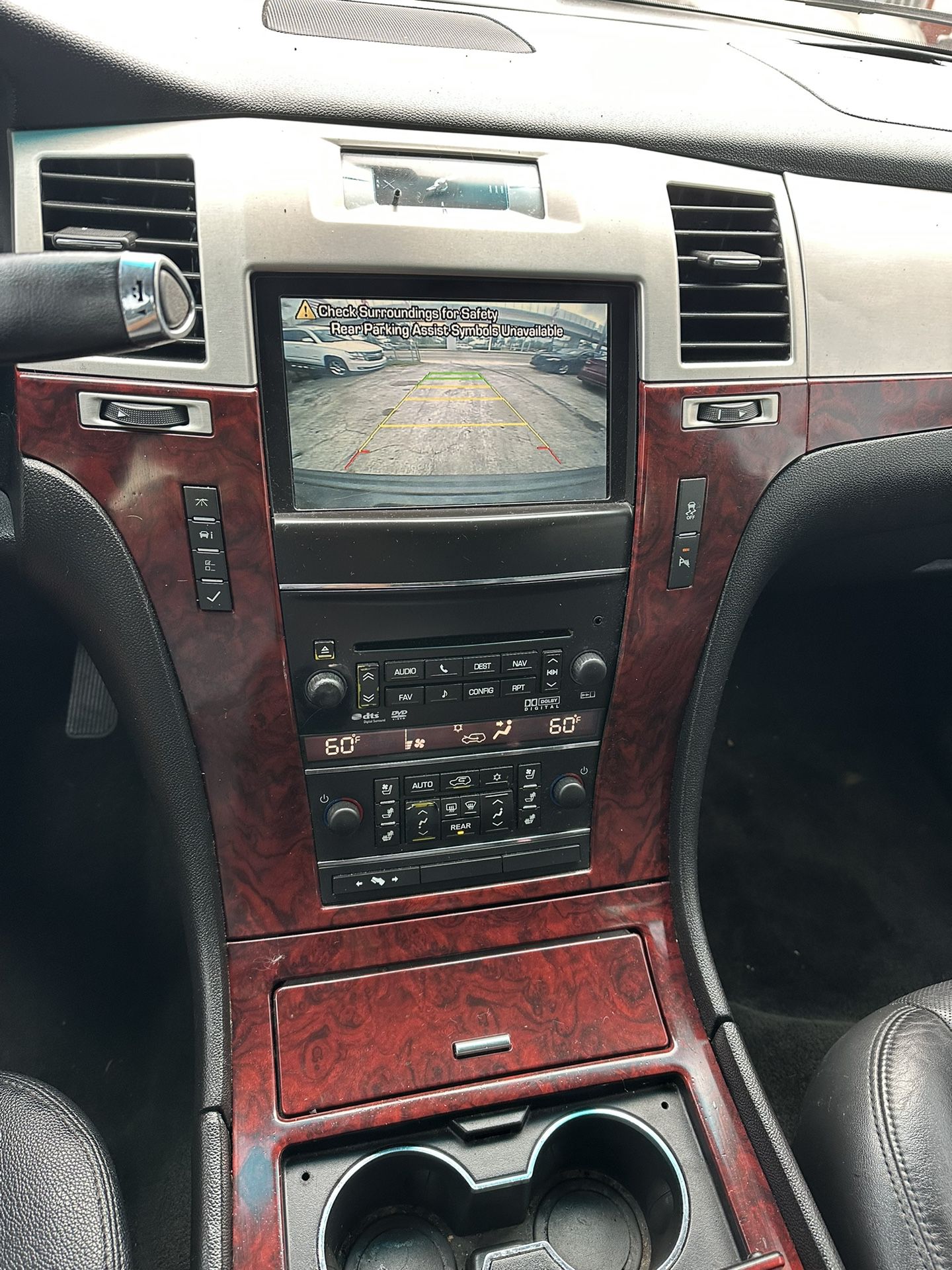 used 2012 cadillac escelade - interior view 1