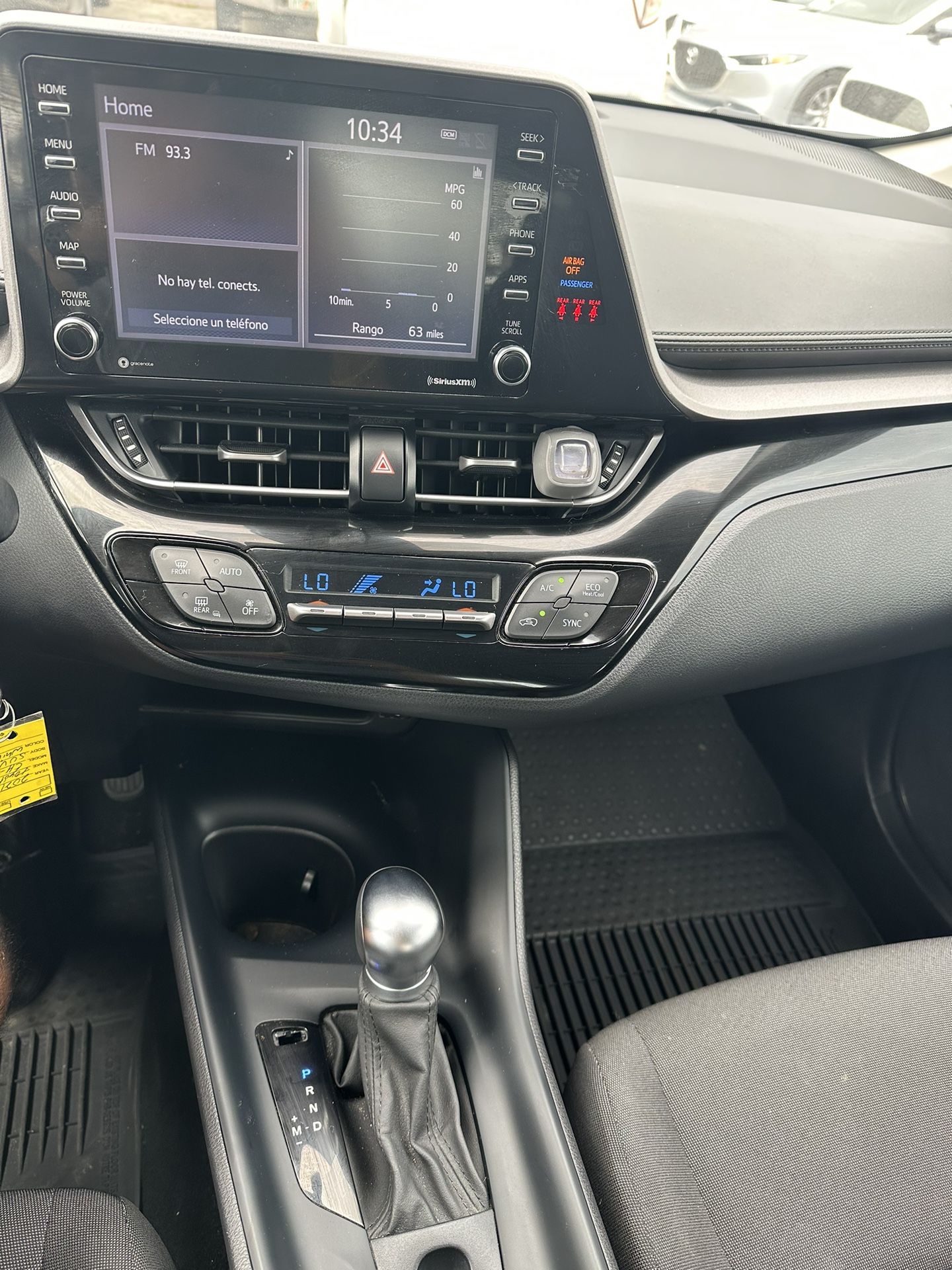 used 2021 toyota chr - interior view 1