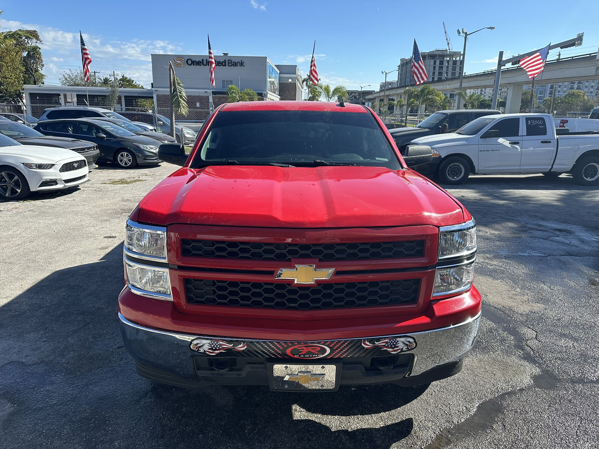 used 2015 chevy silverado - front view 1