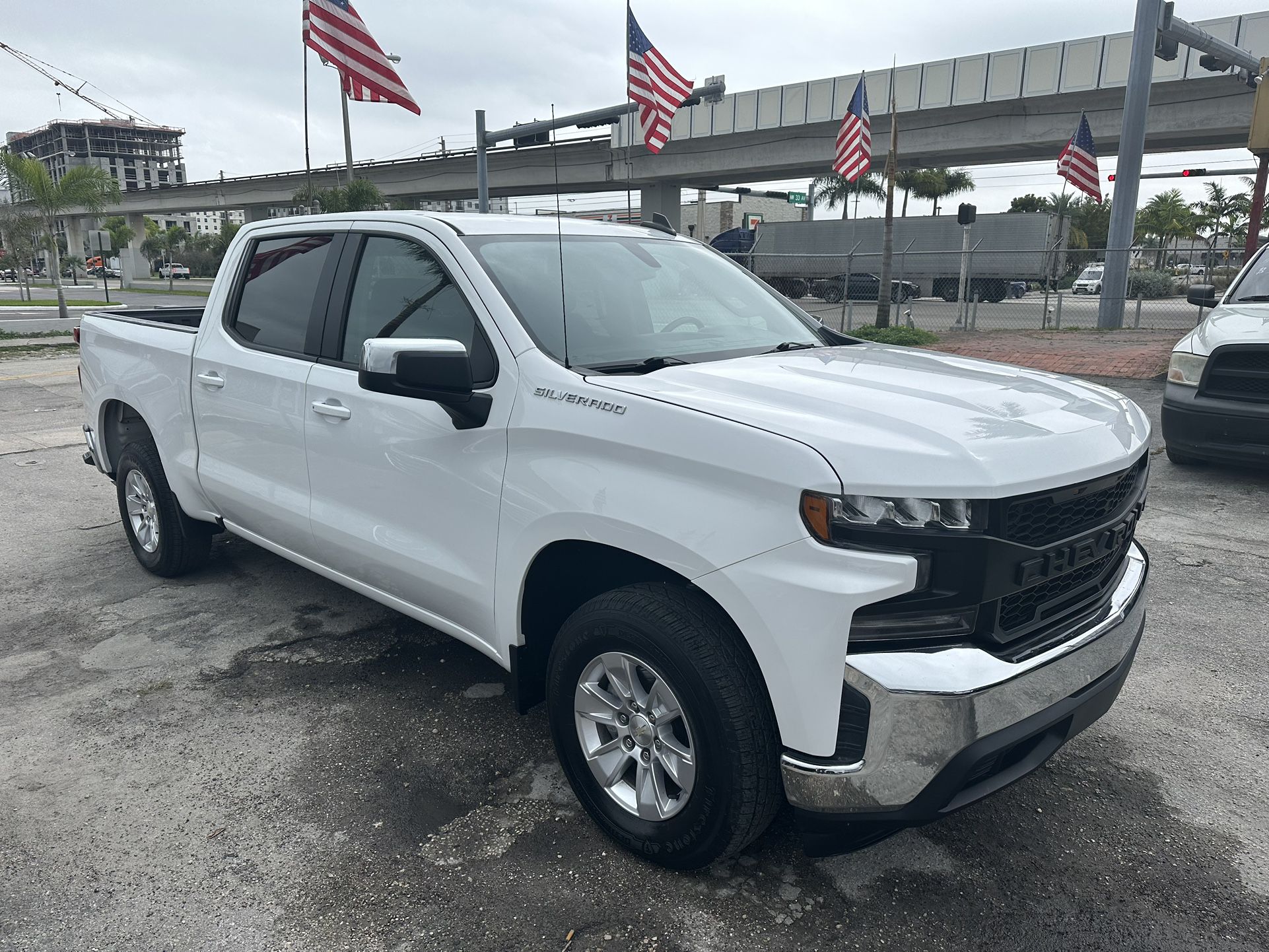 used 2020 chevy silverado - front view 2