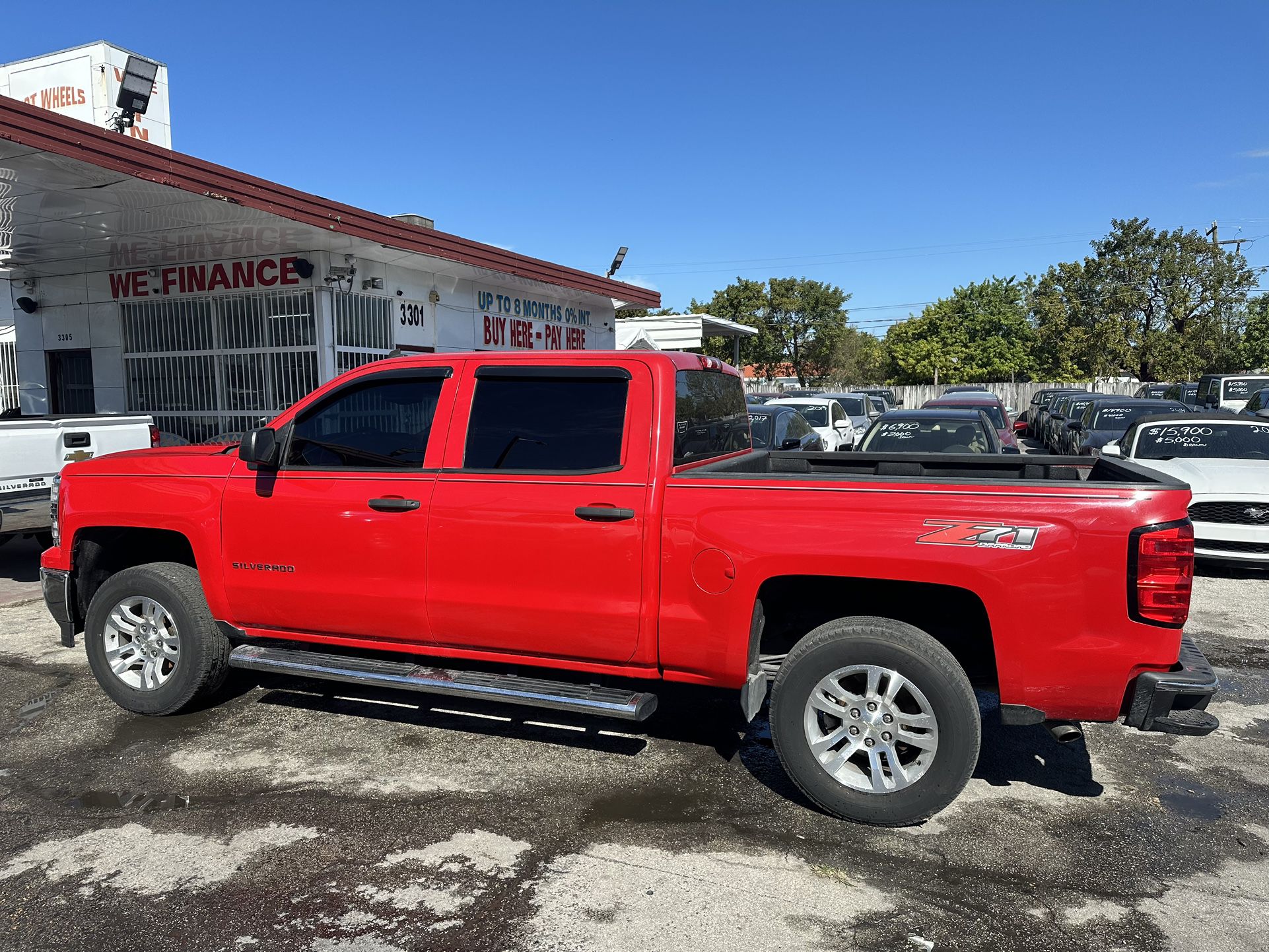 used 2015 chevy silverado - front view 3