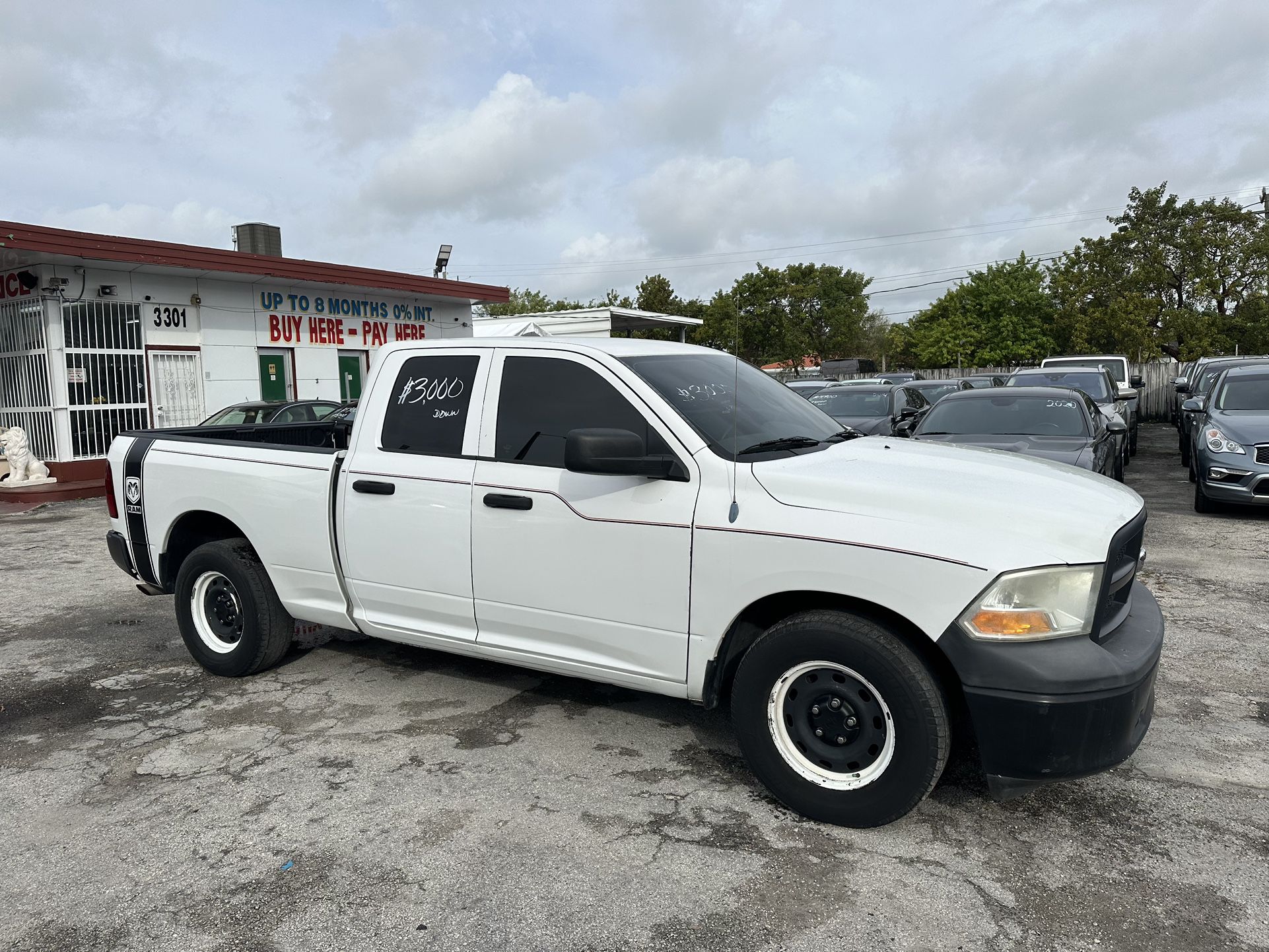 used 2012 DODGE RAM - back view