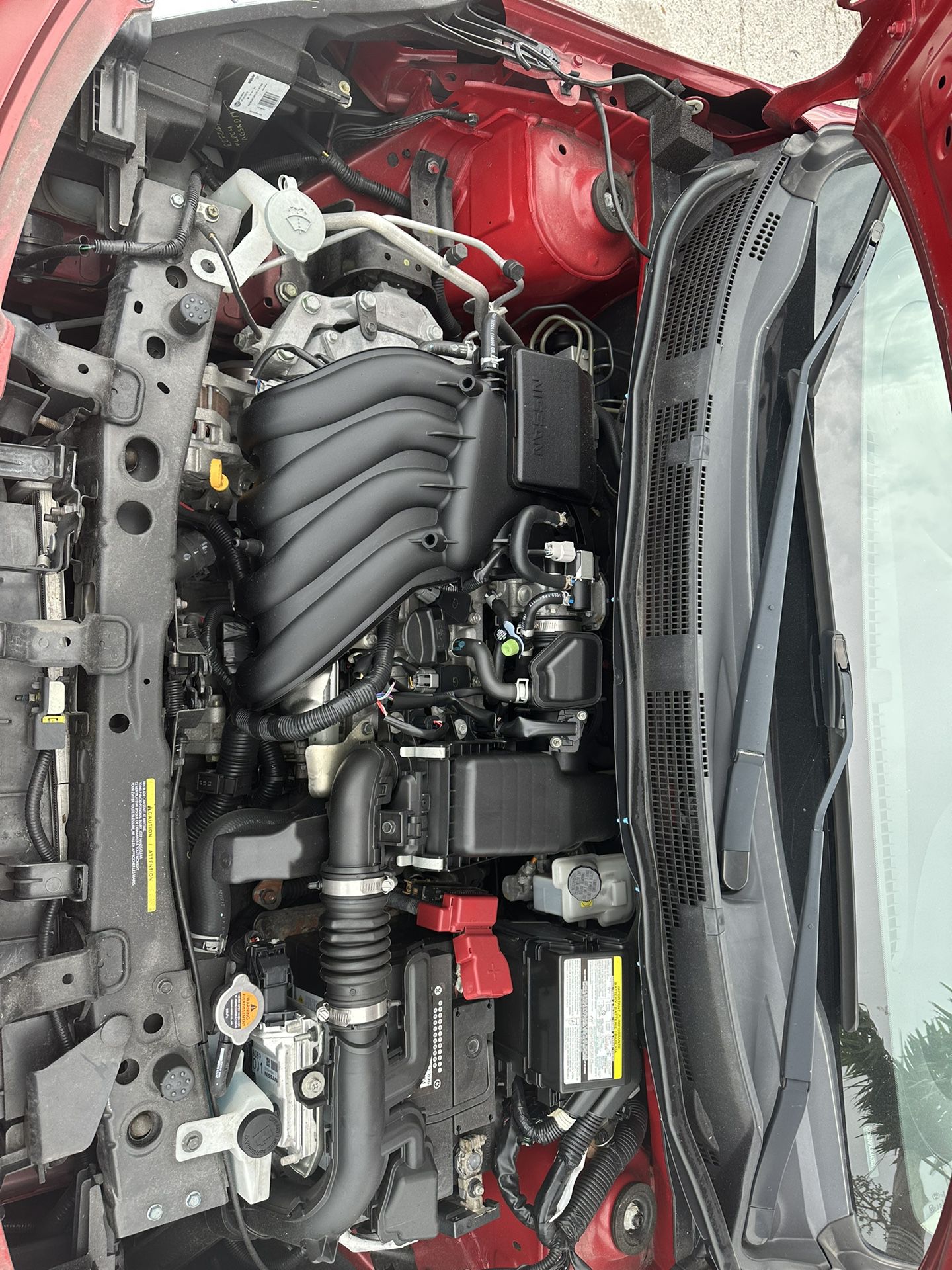 used 2018 nissan versa - engine