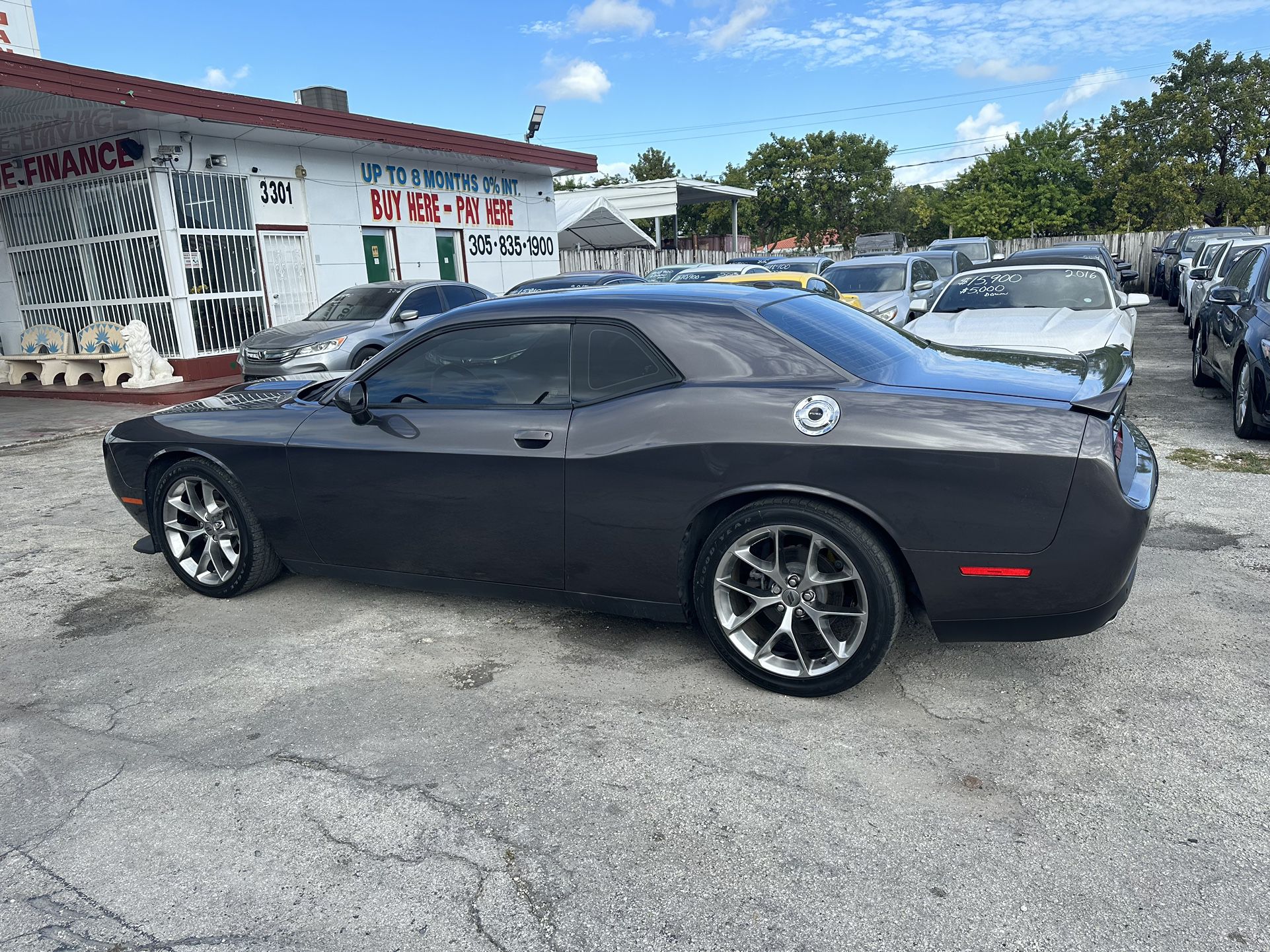 used 2020 dodge challenger - back view